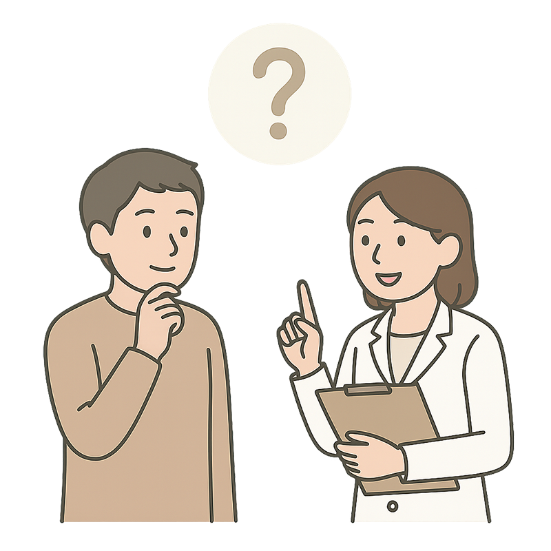 初めてでも安心できる丁寧な説明